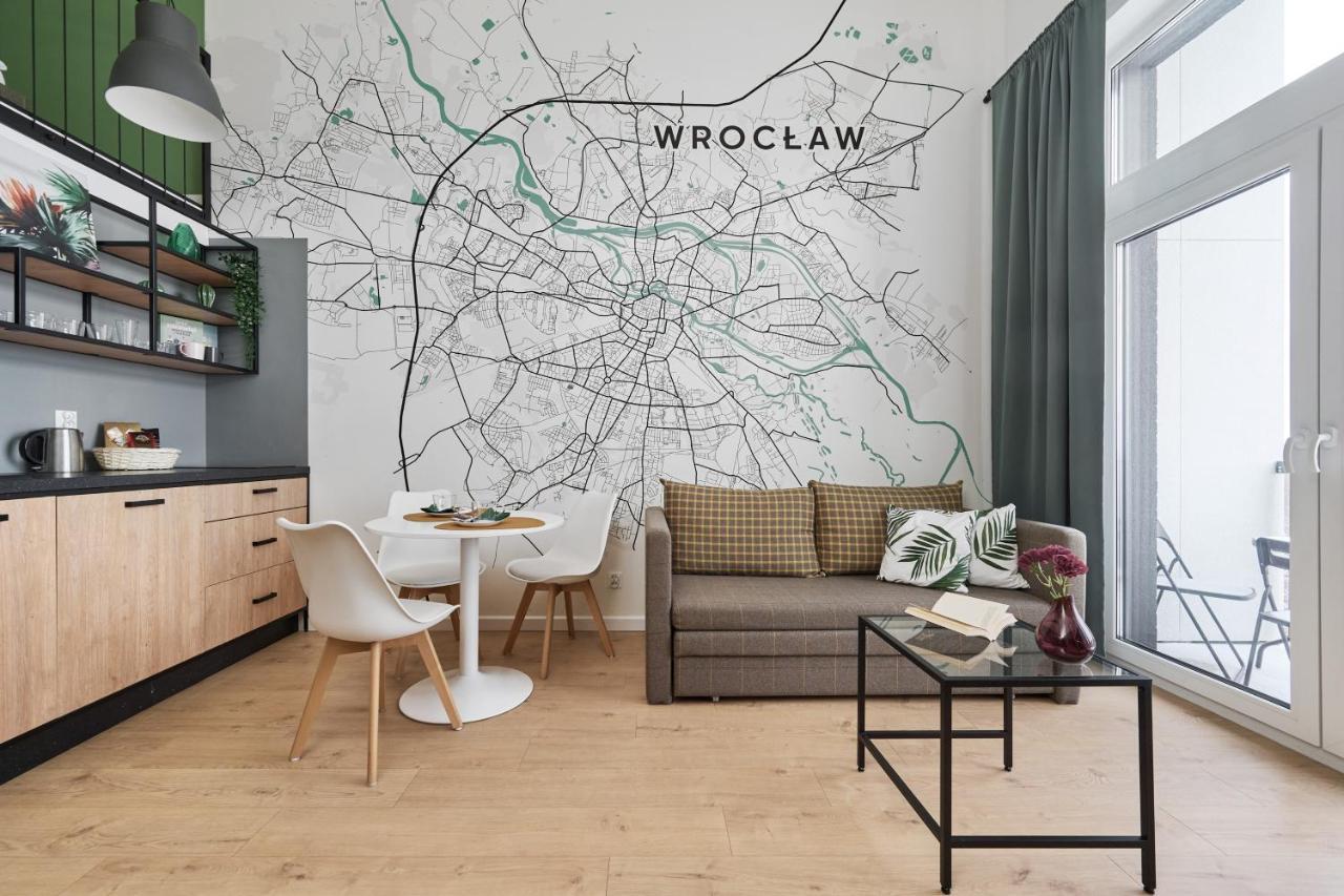 Mezzanine Studio Apartments Zarembowicza Wroclaw Airport By Renters Exterior foto