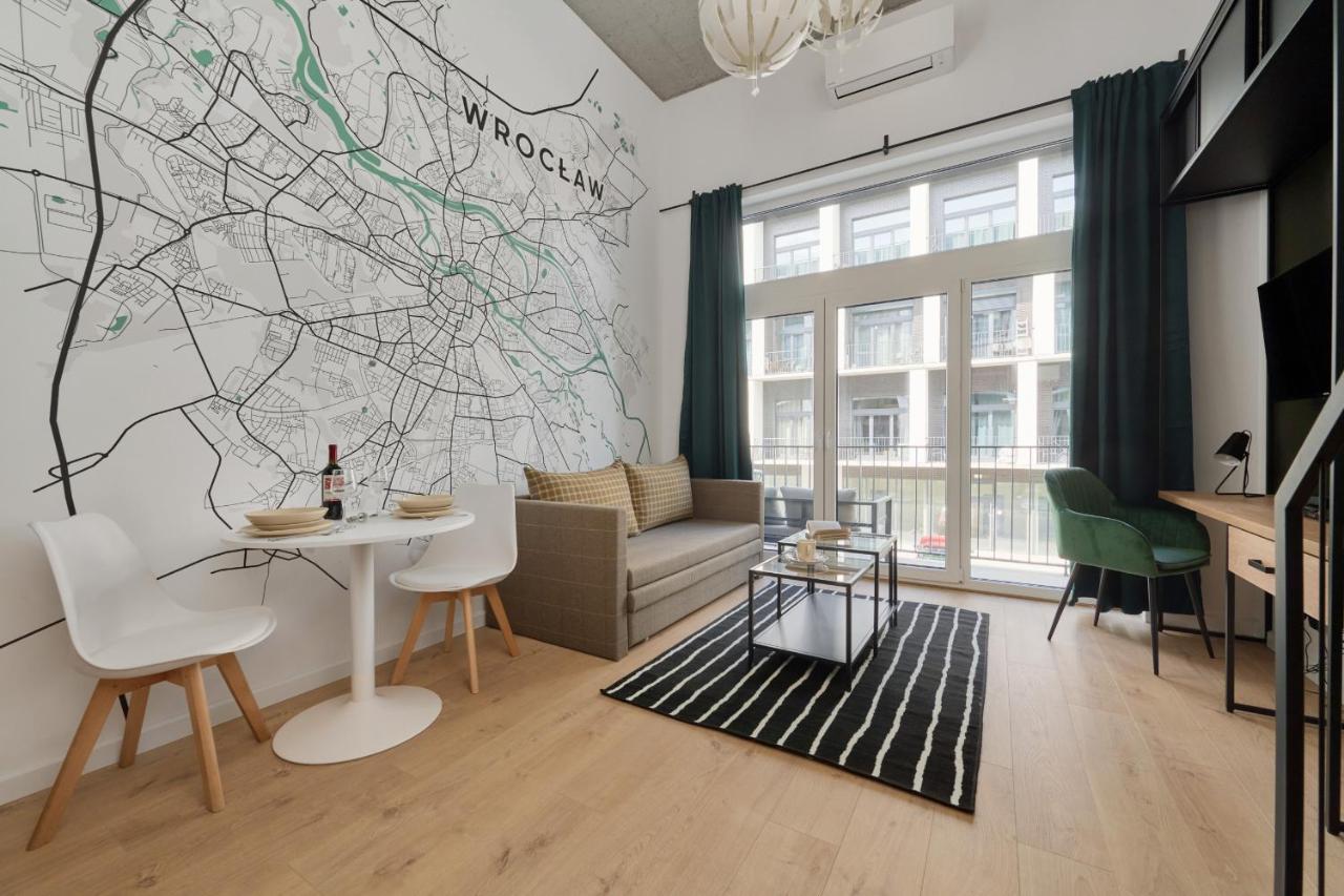Mezzanine Studio Apartments Zarembowicza Wroclaw Airport By Renters Exterior foto